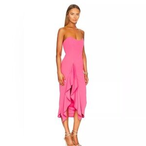 Katie May Rowan Dress in Punch Pink size Medium NWT